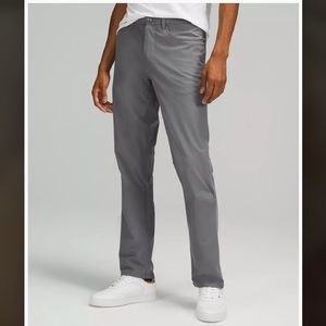 Men’s Lululemon ABC Classic-fit pant 34” Warpstreme color: asphalt gray